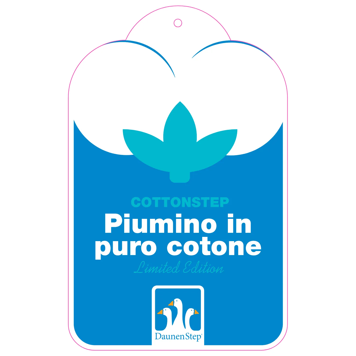 Piumino in fibra naturale CottonStep con Cesto Biancheria