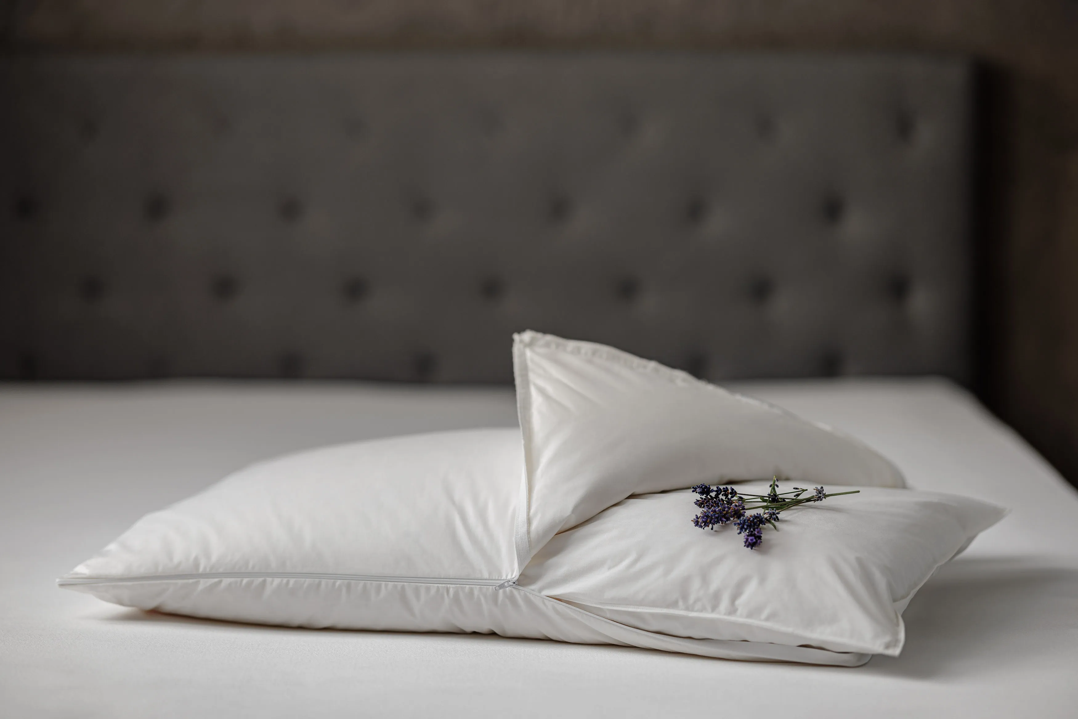 Pillow with inner core Perla Lavanda